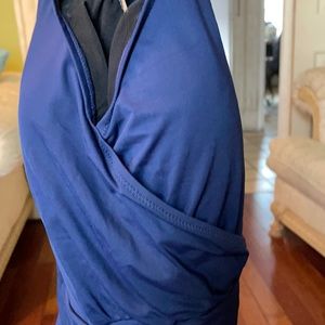 Seekers Essentials Australia one piece navy swimsuit NWT (6)